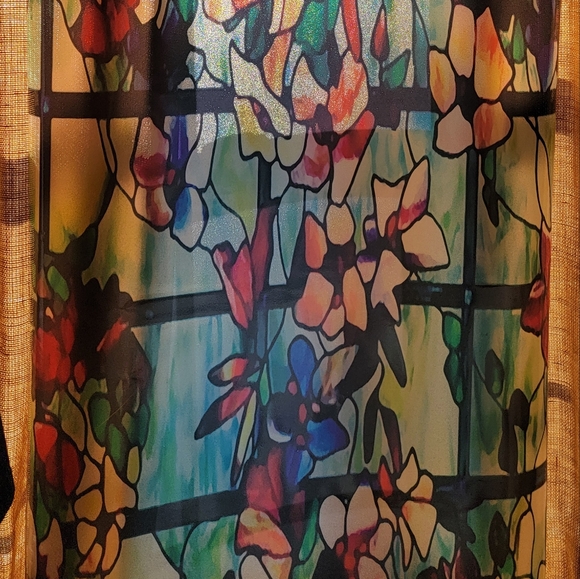 Stained Glass floral contact paper - Picture 4 of 9